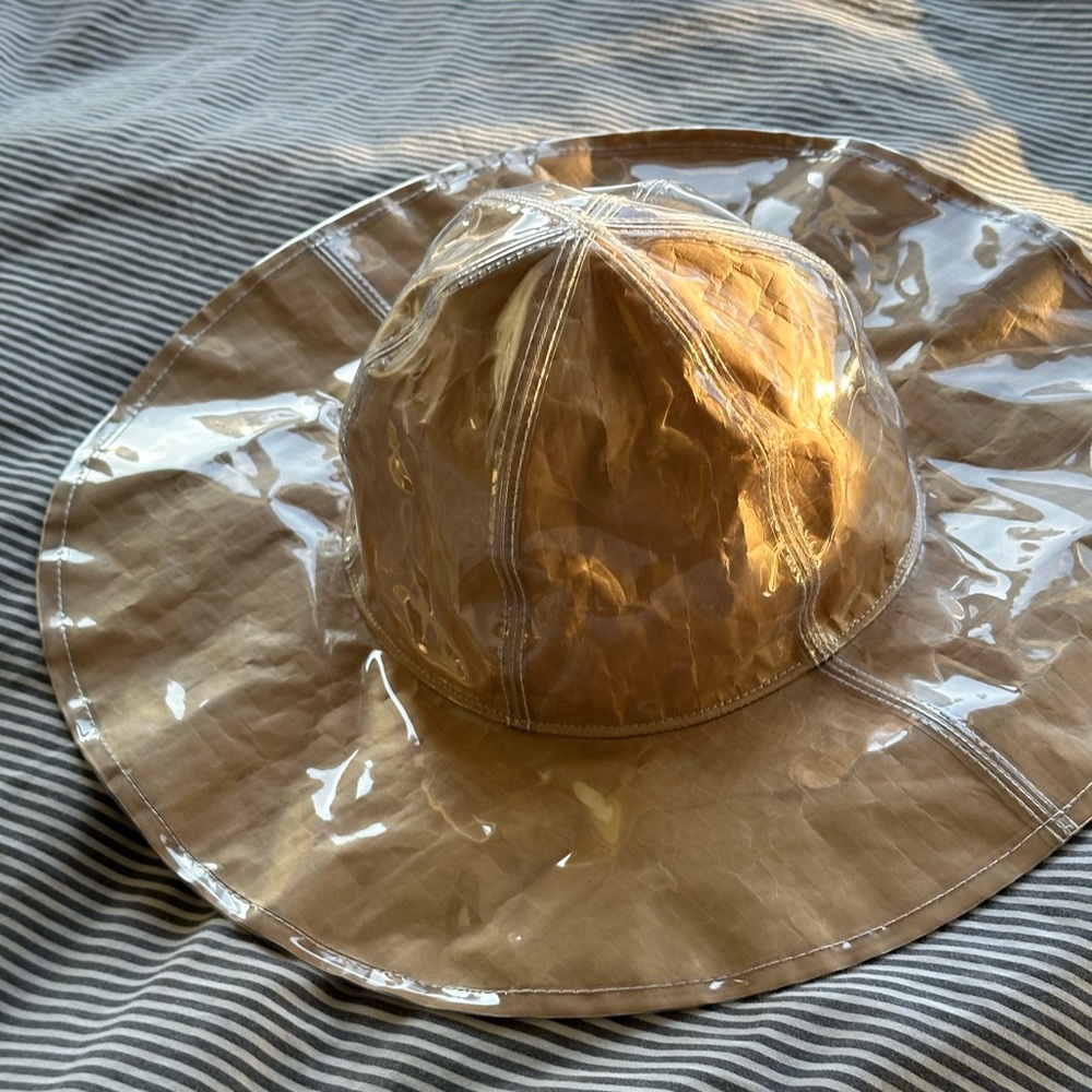 Comme des garcons shirt paper/plastic hat